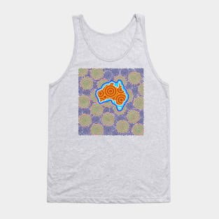 Australia Continent Tank Top